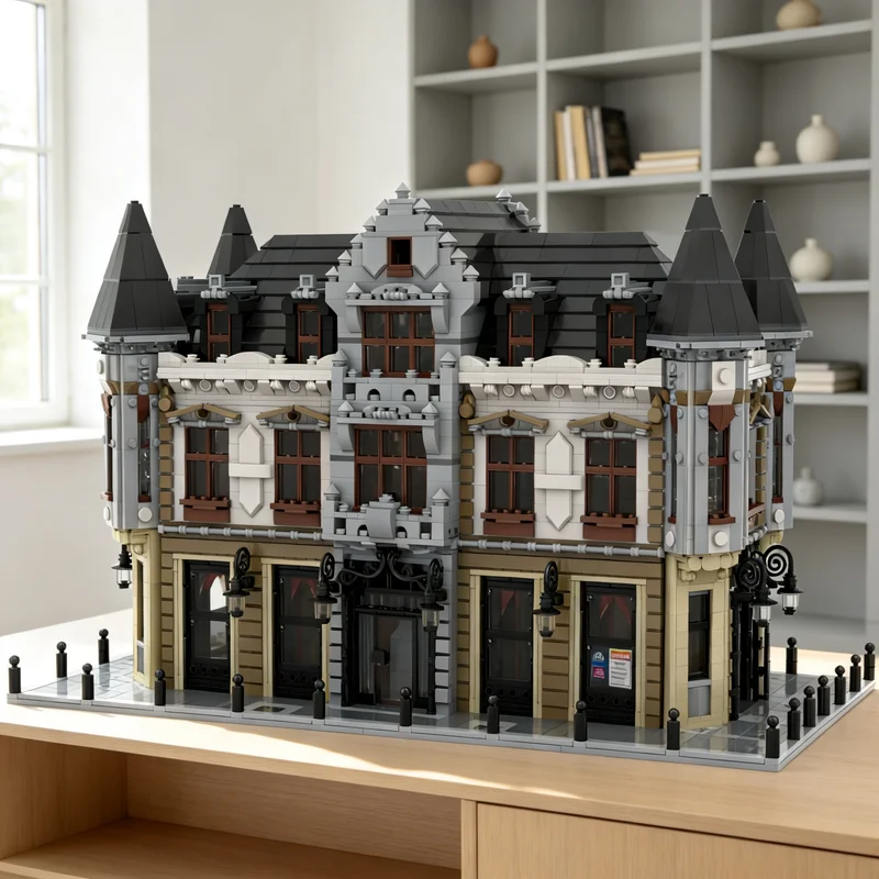 10202pcs MOC City Town House Model Building Blocks Christmas Gift Construction Toy Collection Birthday Assemble Art Creative