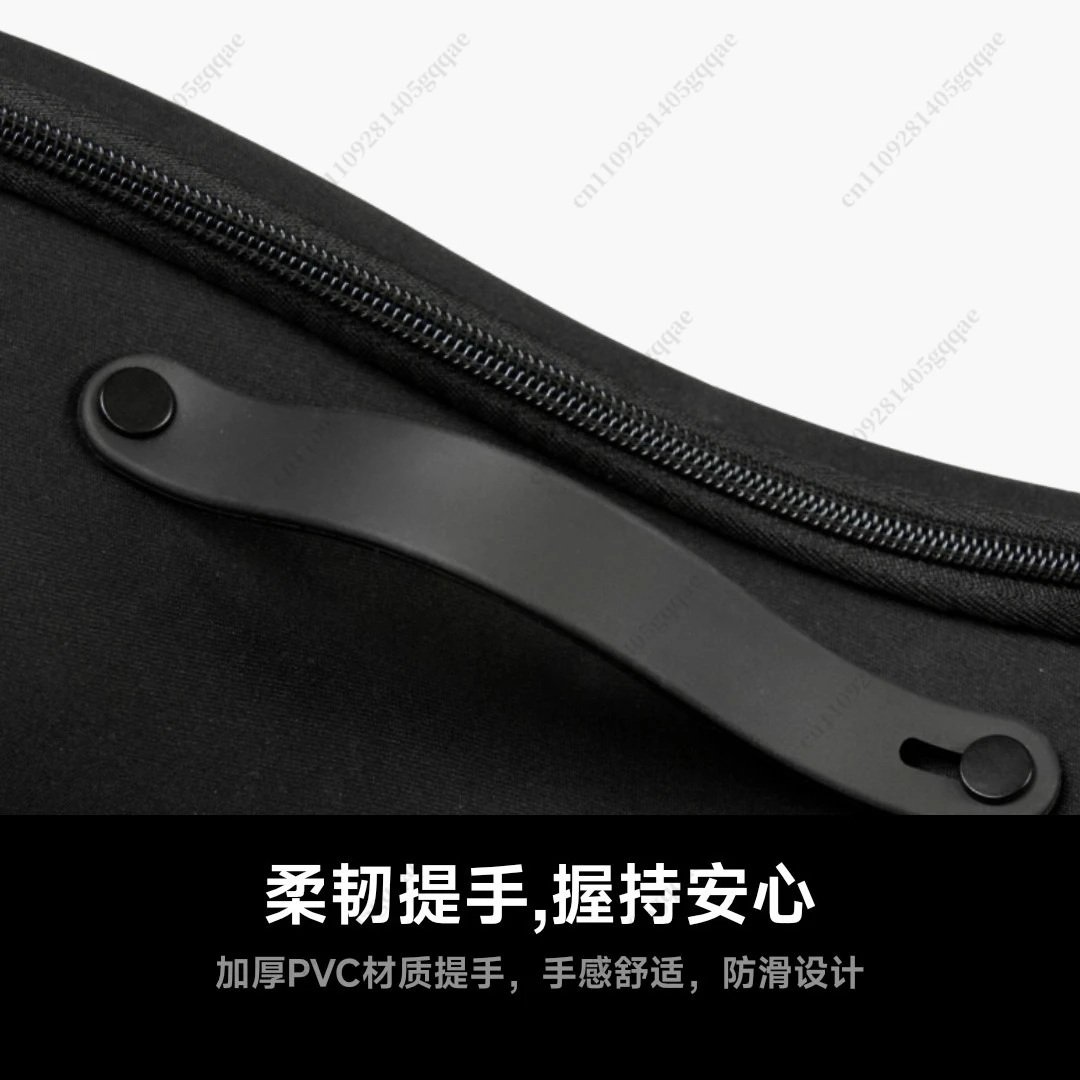 Air-Gitarren-Zubehör-Rucksack mit Mikrofon, Gitarrensaiten und Gurt - Musikinstrumententasche – Detail 4