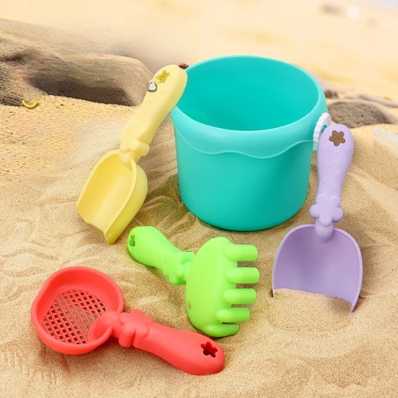 24 Uds juguetes de playa juego de juguetes de arena juguetes de caja de arena para niños rueda de agua Kit de herramientas de playa cubo regadera camión volquete moldes para niños pequeños