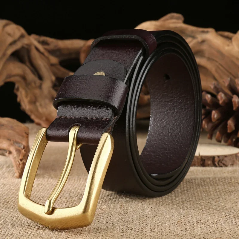 

Высококачественный модный ремень из натуральной кожи для мужчин и женщин, ковбойский ремень, джинсовый ремень, ремень из коровьей кожи