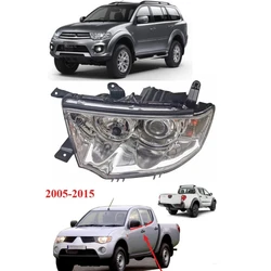 1 Pcs Hid Head Lamp for Pajero Sport Kh 2007-2014 Front Light for Montero Sport  8301C405 for L200 Triton No Bulb
