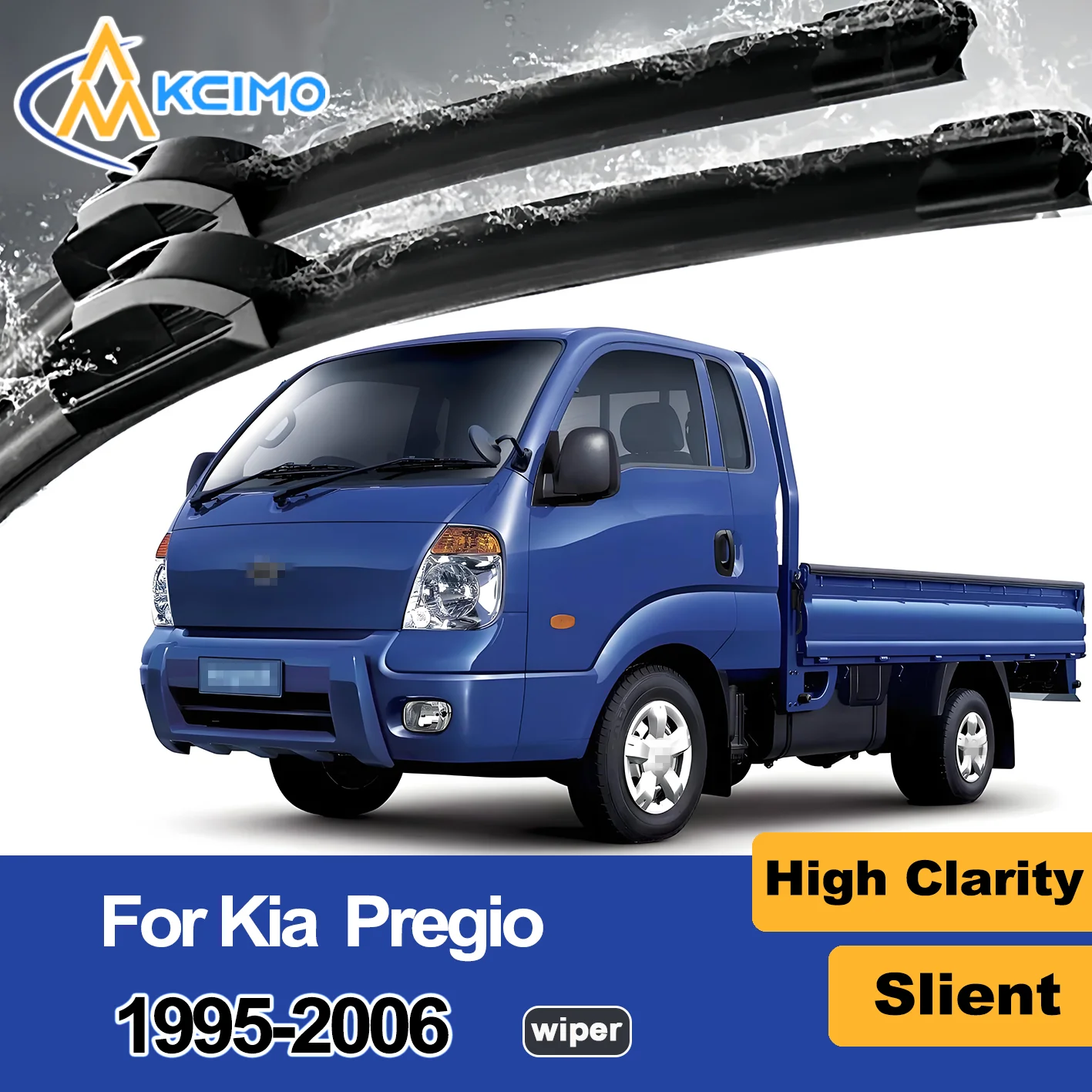 

2PCS New Wiper Blade for Kia Pregio 1995-2006 Kia Besta GS (Brazil) Kia Pregio Grand Kia Bongo III Coach (South Korea) Wipers