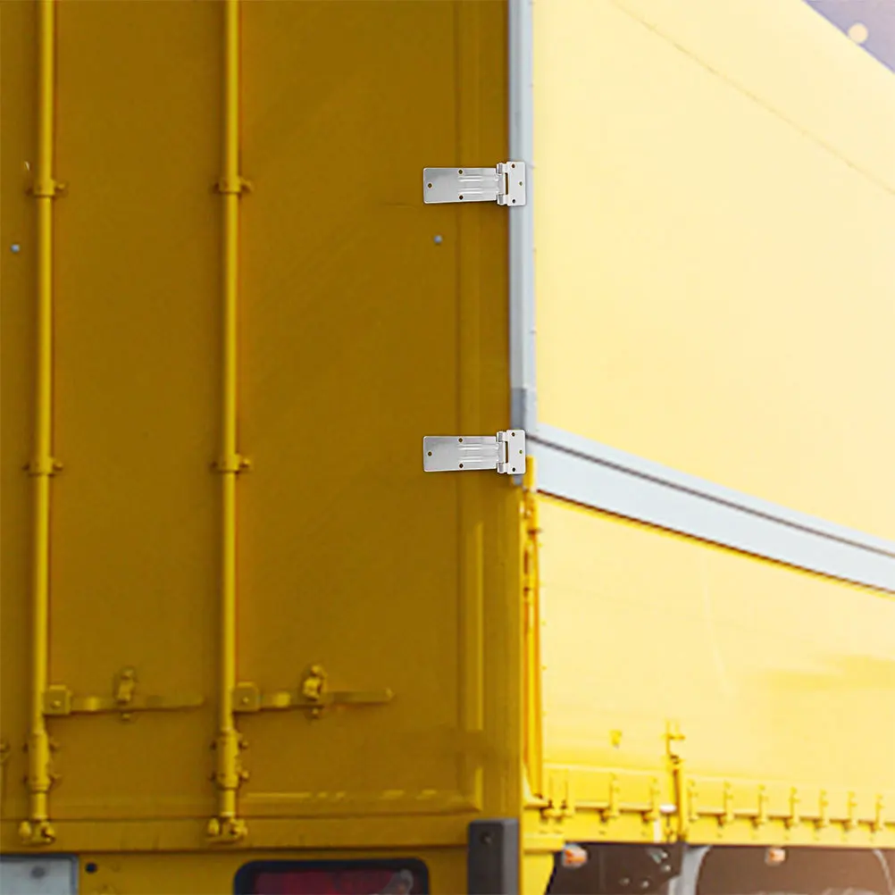 

2Pcs Heavy Duty Box Truck Door Hinges Galvanized Steel Side Rear Doors Replacement Refrigerated Truck Trailer Door Hardware