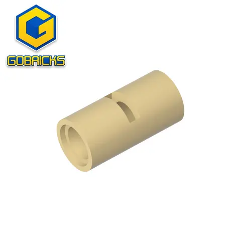 Gobricks GDS-887 Technical Pin Connector Round [Slotted] compatible with lego 62462 children's DIY Building Blocks Technical