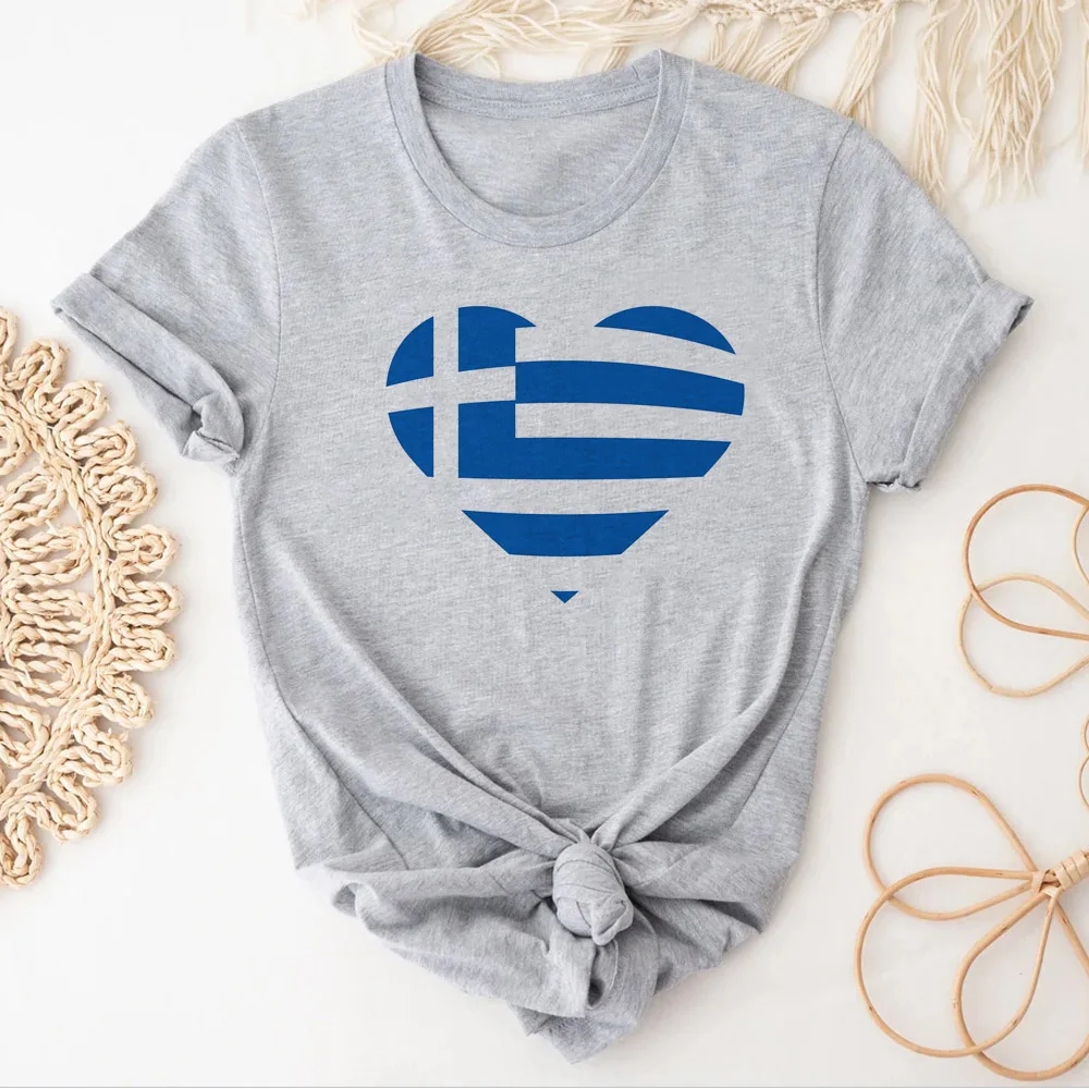 Greece tshirt women harajuku Japanese Y2K t shirt female comic 2000s manga clothing