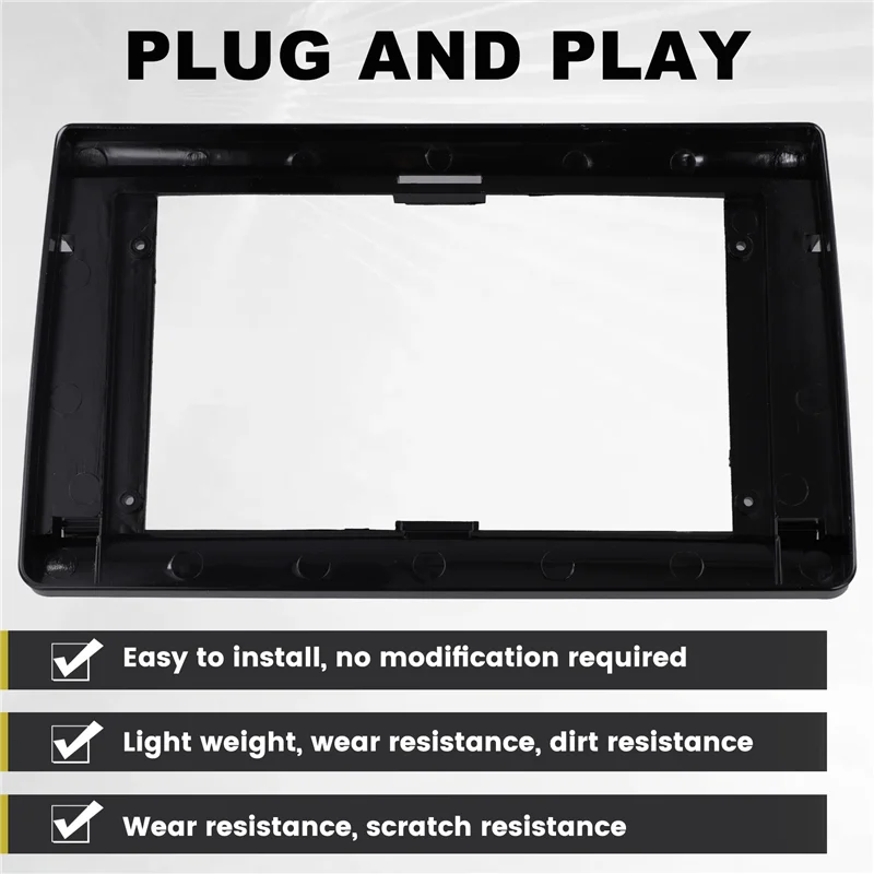 A80X-インストールキット Androidラジオ 2DIN ダッシュフィッティングパネル 10インチ カーフレーム ファシアアダプター スバル R1 2005-2010 右ハンドル車用