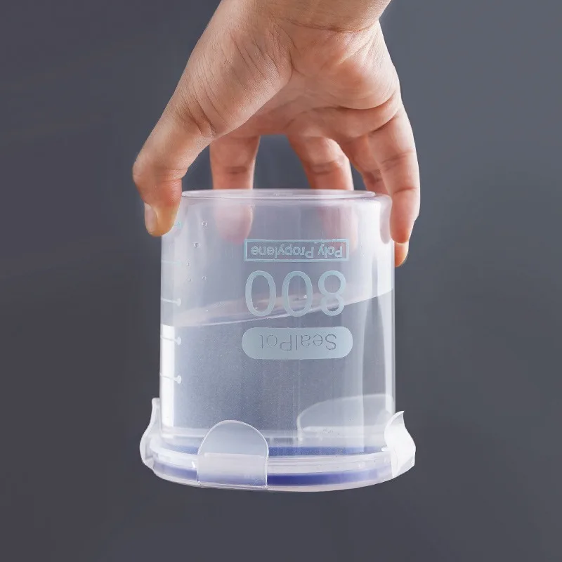 Sealed Storage Box Transparent Kitchen Food Grain Organizer Storage Tank Plastic Large Capacity Moisture-proof Sealed Jars