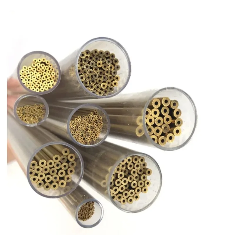 EDM Drill Hole Brass Electrode Tube 1.1/1.2/1.3/-2.0mm*L400mm/L500mm Single Hole for EDM Drilling Machine