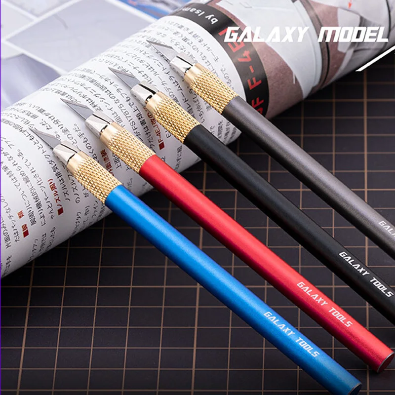 Galaxy T09A09~A12 Craft Carving Engraving Cutter Design Pen Knife Plastic DIY Hobby Stationery Art Military Model Building Tool