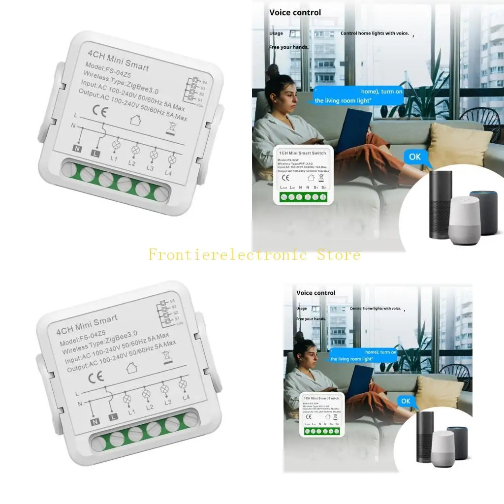 G8DB Multiple Circuit Home Automation Wall Timer Switches Remote Scheduling Automation