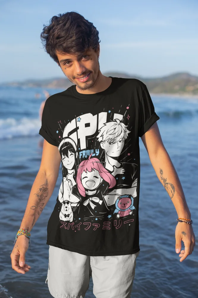 x FAMILY Unisex T-Shirt for Men & Women Anime, Loid, Yor, Anya, Bond, Forger