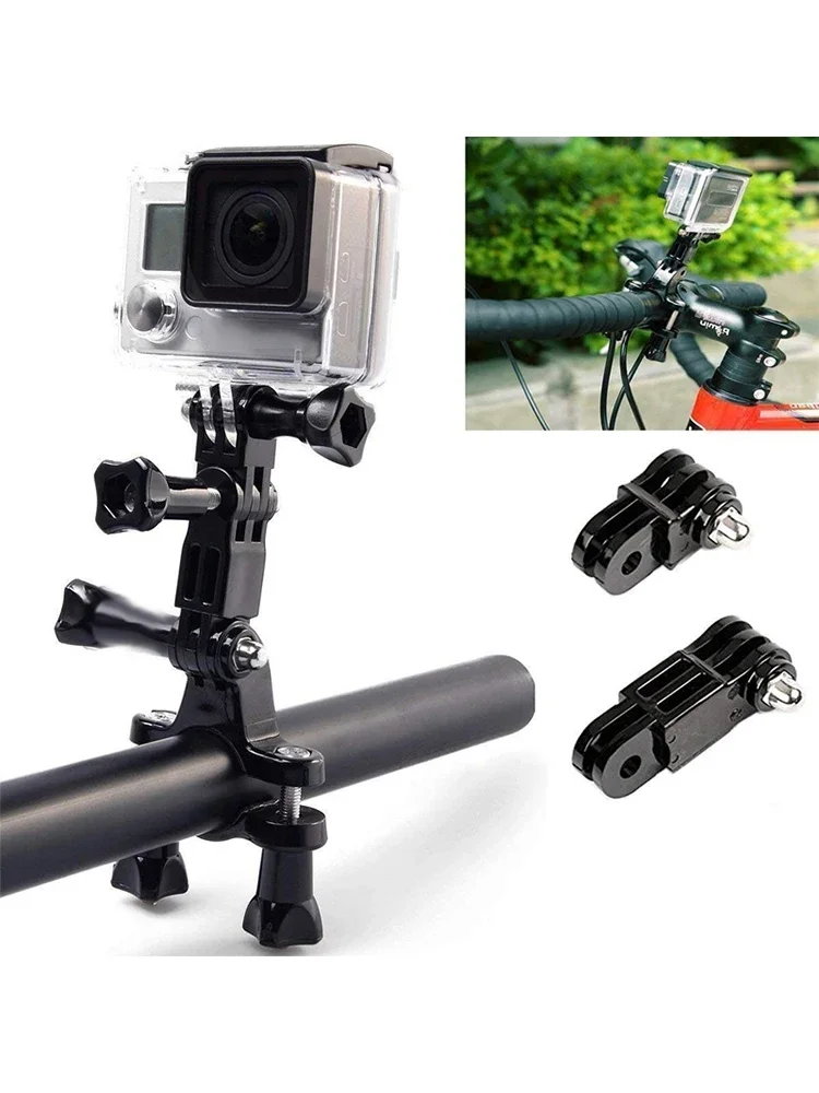 กล้องแอคชั่นทิศทางเดียวกันสามทิศทางแขนปรับ3ยาว1ชุดสกรูสั้นสำหรับ GoPro HERO 11 10 9 SJCAM akaso eken