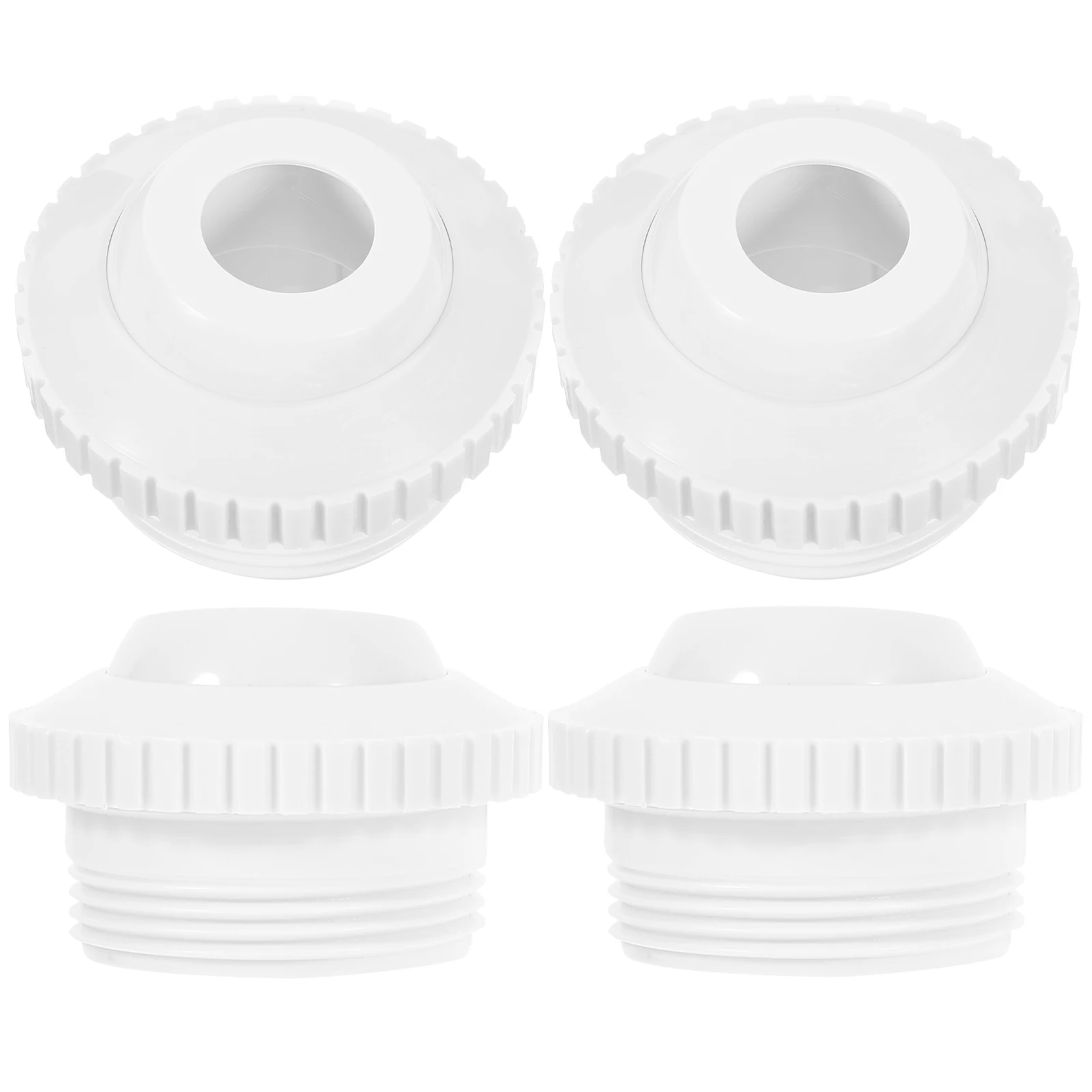 

4pcs Pool Massage Plastic Spa Accessories Spiral Swimming Pool Outlet Nozzle Fittings Eyeball Jet Water