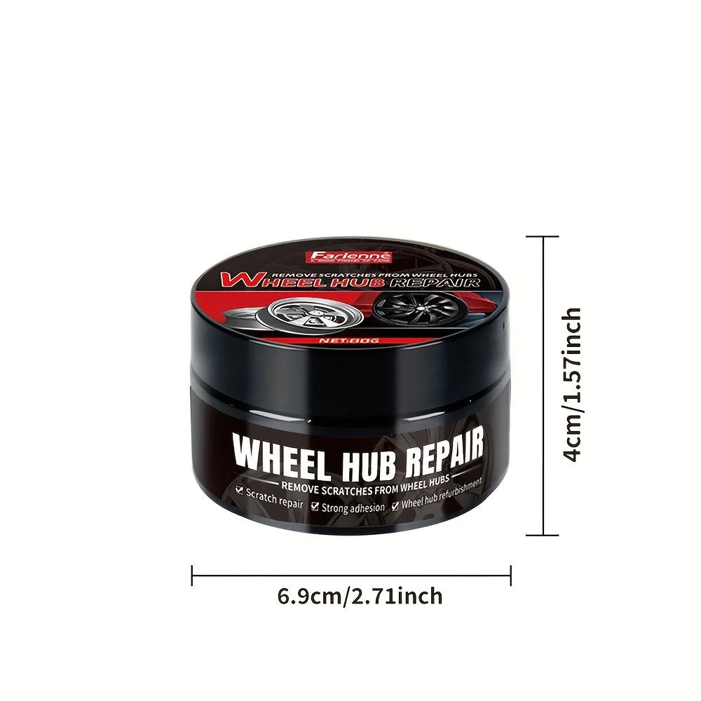 Universal Wheel Hub Repair Paste - Automobile Tire Detail Restoration and Deep Conditioning, No Residue.