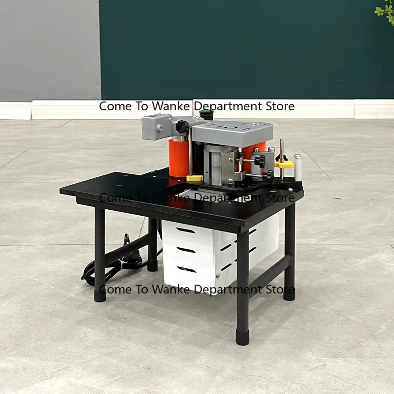 Handheld edge banding machine for woodworking, small home decoration, portable, for irregular furniture and wood panels