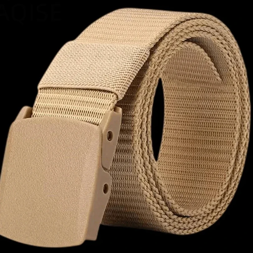 

Automatic Buckle Nylon Belt, Fashionable MEN'S Canvas Outdoor Belt, Hunting and Hiking Tools, Hunting Clothing Accessories