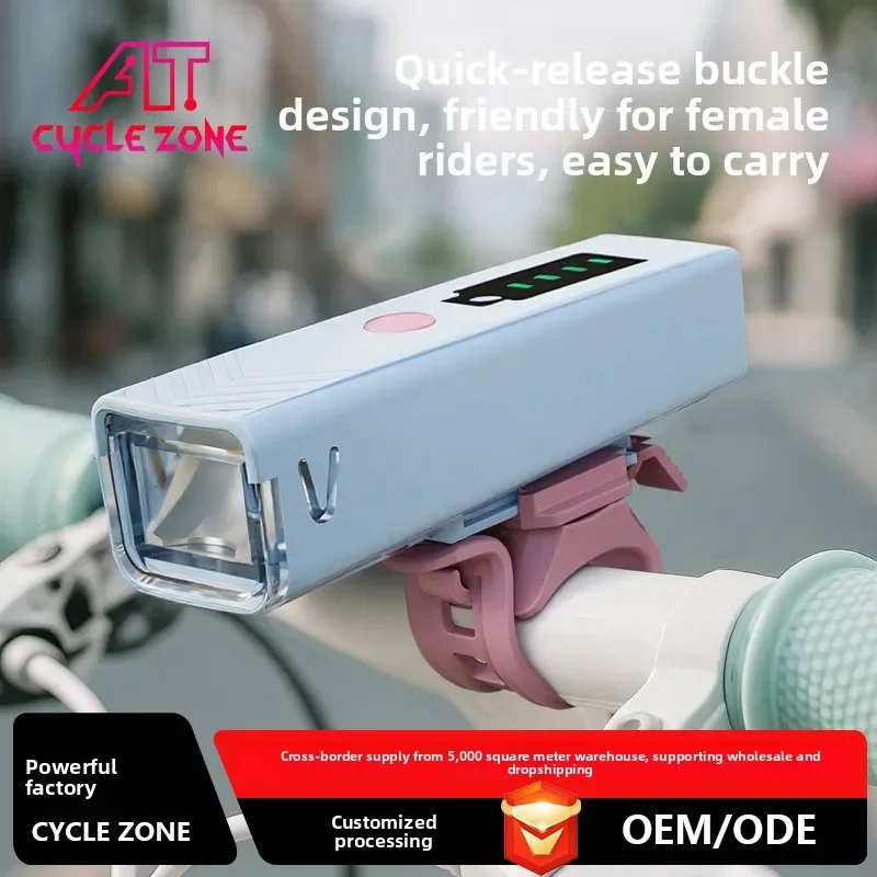 

USB-зарядка, 3-ступенчатый режим, светодиодная велосипедная фара, безопасный аксессуар для ночной езды на велосипеде для горного велосипеда