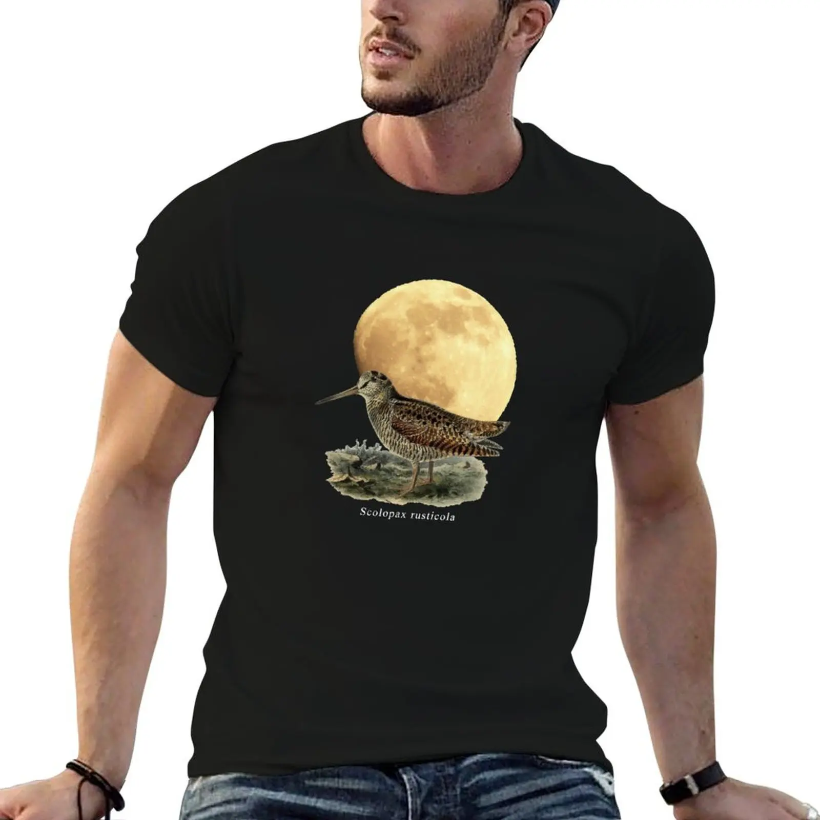 OBV - Woodcock Moon 1 T-Shirt cute tops essential t shirt t shirts for men cotton