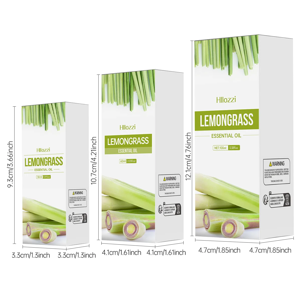 Zitronengras-Ätherisches Öl Geeignet für Verschiedene Anwendungen, Frischer Duft, Luftbefeuchter, Kerzen, Brenner, Aromatherapie – Detail 2