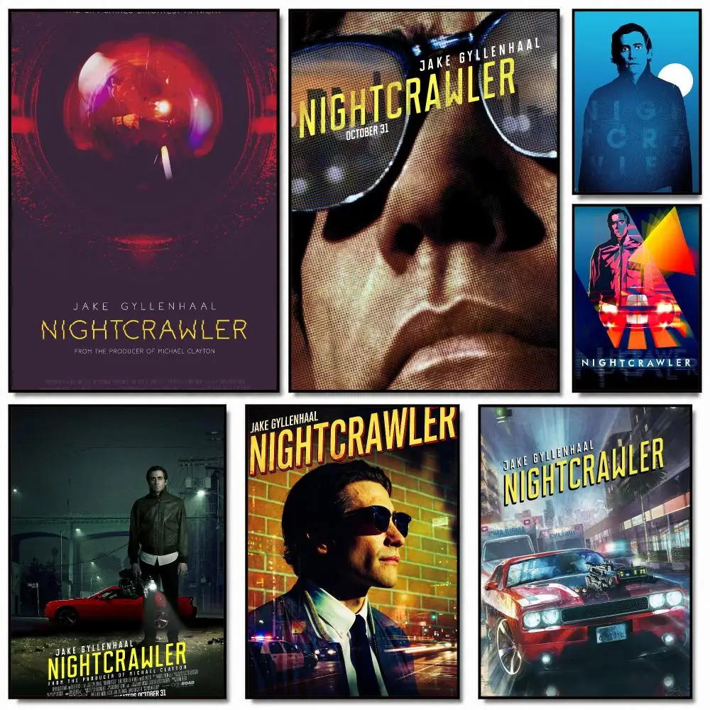 classic movie N-Nightcrawler-R Painting Calligraphy Artwork for Home Bedroom Office Wall Decoration Gift