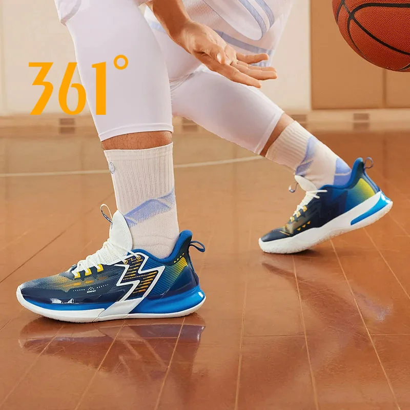 361 Degree BIG3 4.0 PRO Men's Basketball Shoes Carbon Plate  Actual Combat Low Top Student Training Sport Shoes Male 672411102F