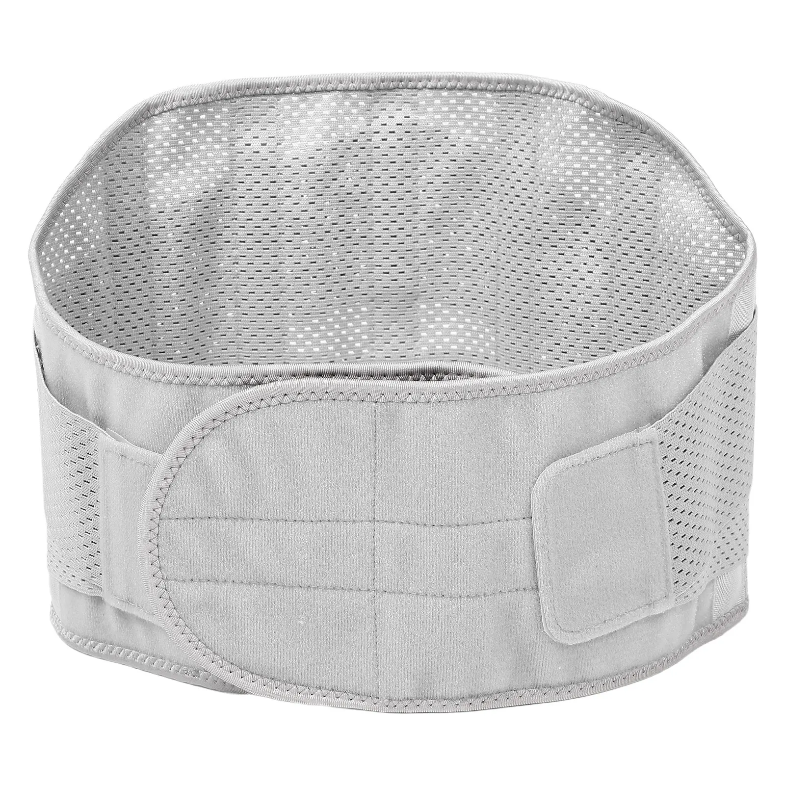 

Waist Support Belt Lumbar Protection Mesh Grey Fitness Adjustable Sports Brace Breathable Material Weightlifting Hiking Outdoor