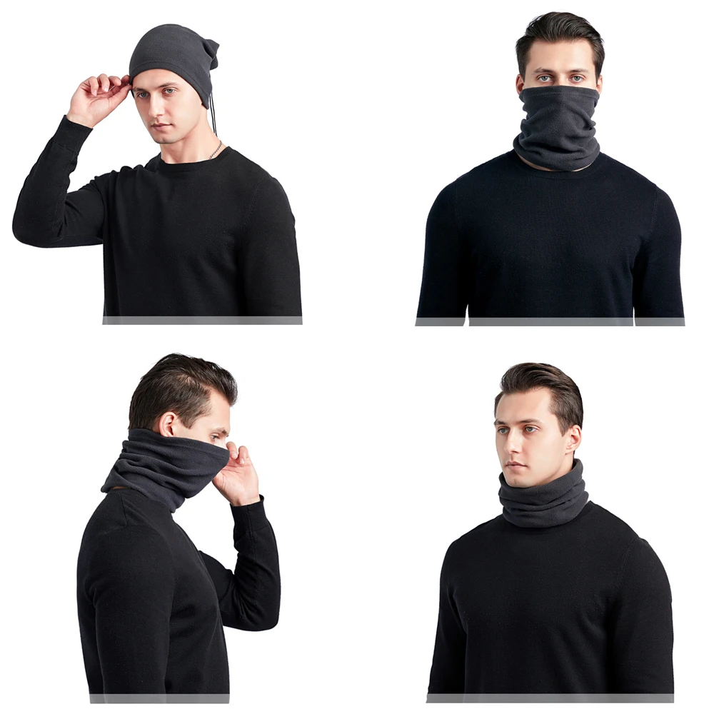 Winter Neck Warmer Gaiter Fleece Neck Cover Cotton Balaclava Windproof Face Cover Mask for Womefor Winter Outdoor Sport Cycling