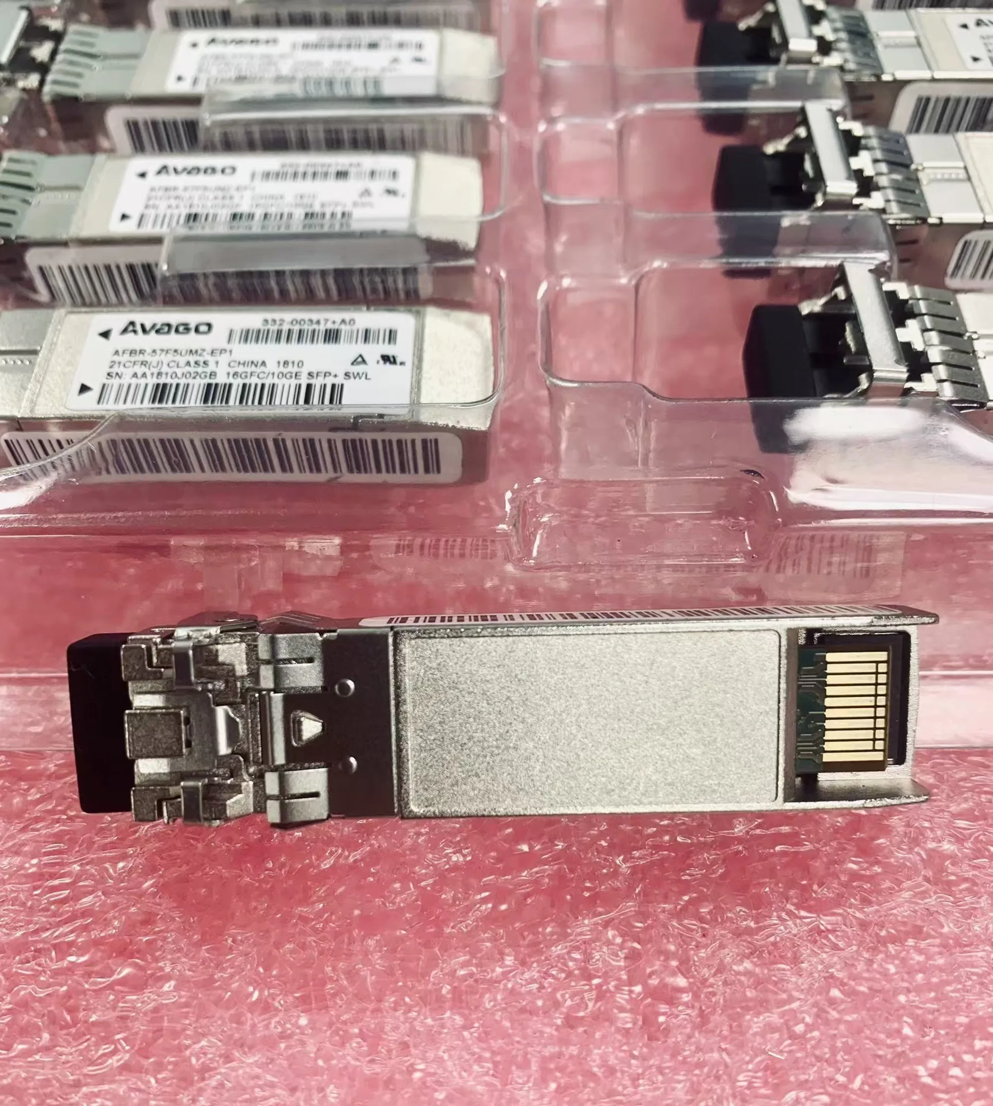 original-new-avago-16gb-sfp-optical-transceiver-afbr-57f5umz-ep1-332-00347-a0-16gfc-16ge-sfp-swl-fiber-switch
