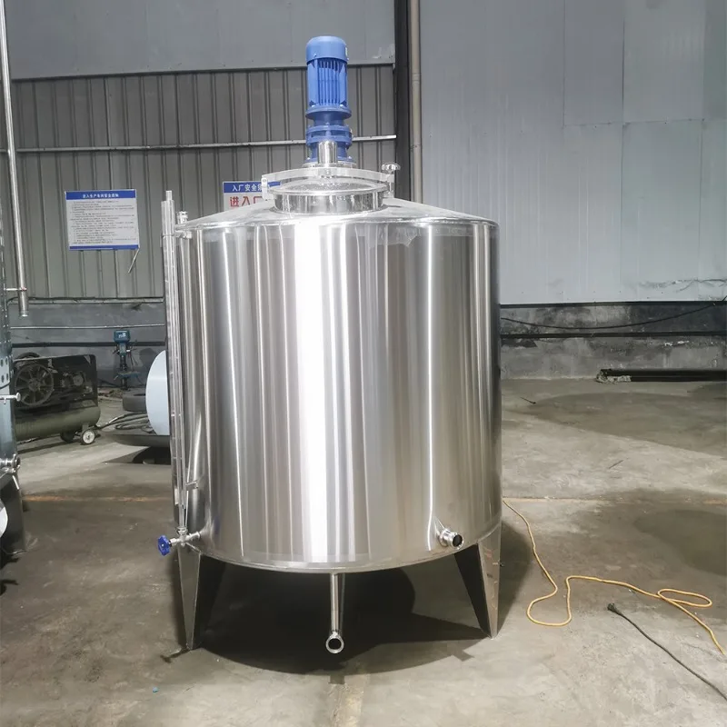 Stainless steel high-speed peanut butter syrup juice beverage mixing tank