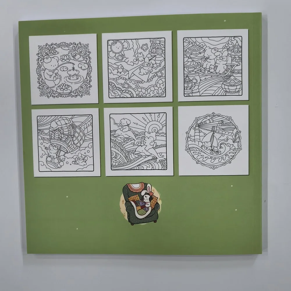 Patterns World Cute & Cozy Coloring Book for Adults Cute Drawing Book Perfect Gift for Christmas Party and Birthday