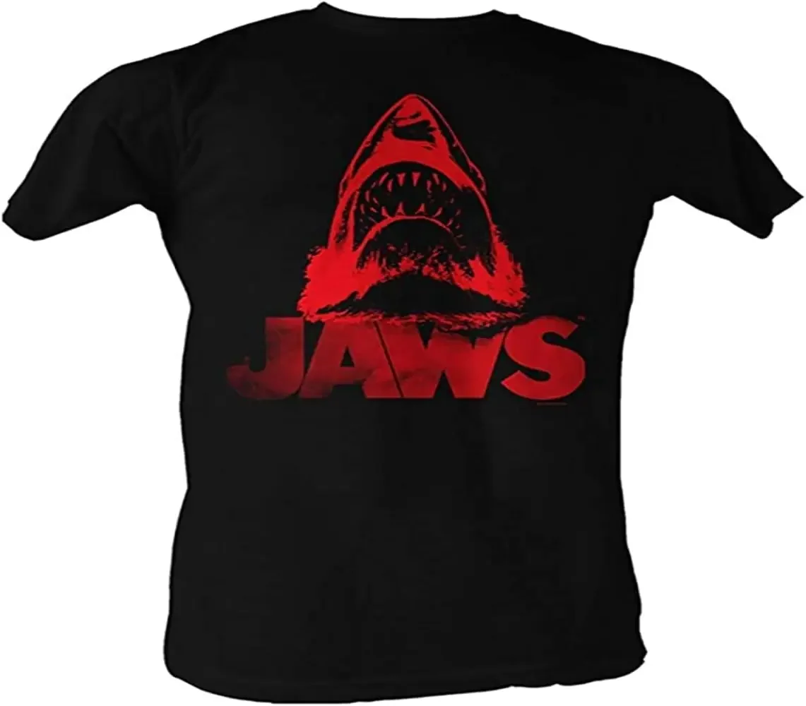 

Monskitter Red J Distressed Black Adult T Shirt Tee T-shirt