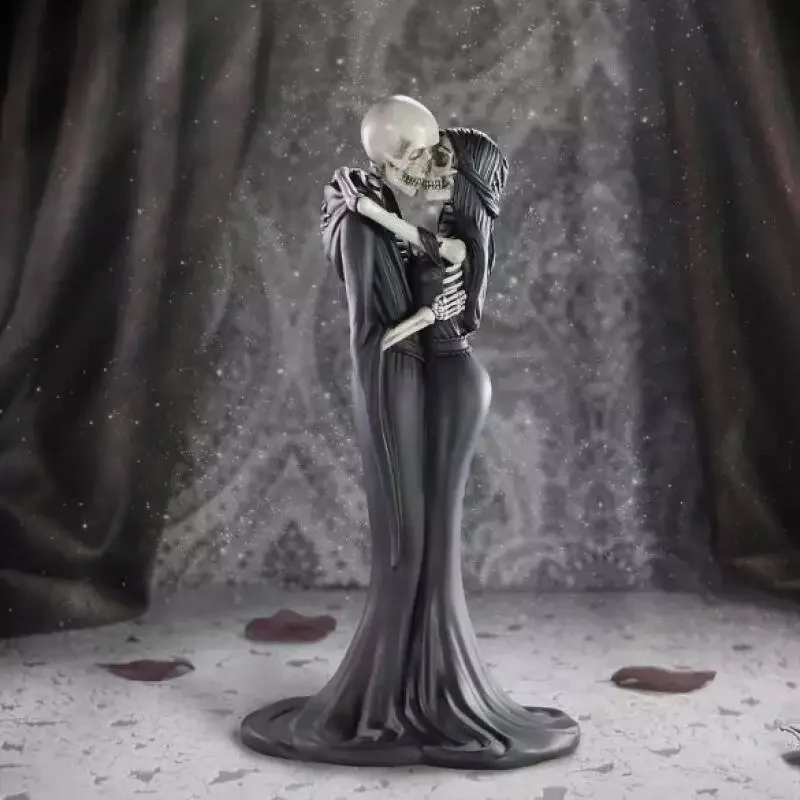 Skeleton Couple Statues Skeleton Exclusive Gothic Magician Home Decoration Ghost Resin Ornament Halloween Decoration Supplies