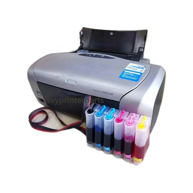 

Second Hand Uv Printer Machine with CISS and Print Head for Epson Stylus Photo R230 Printer Machine