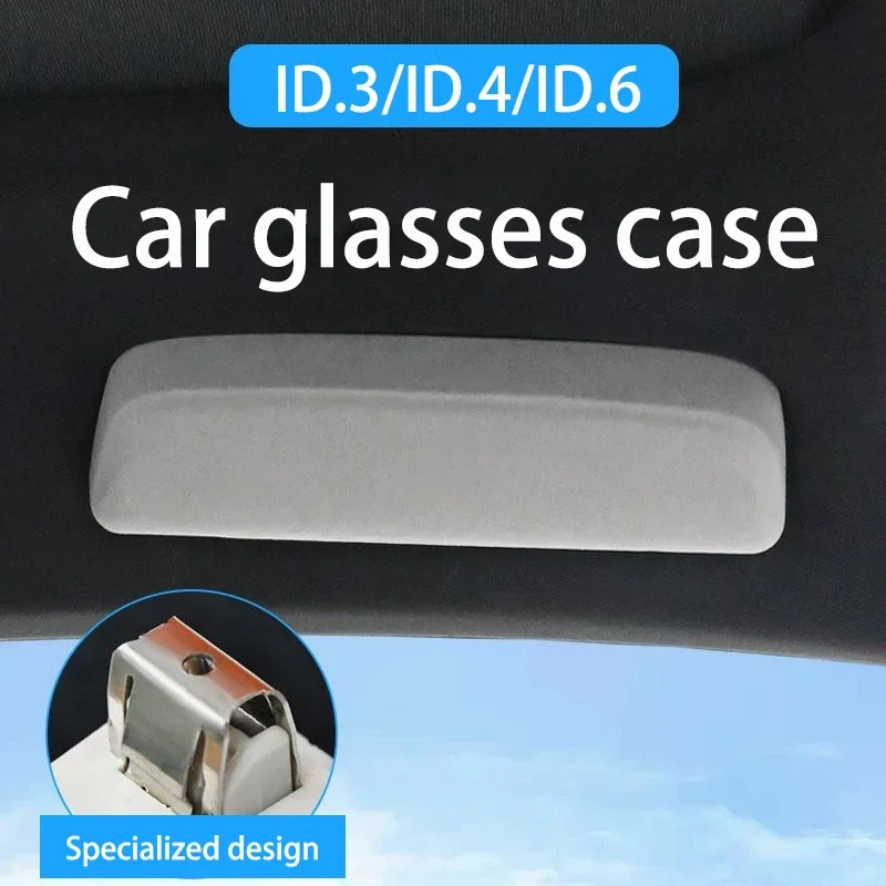 

Для Volkswagen VW ID.3 ID.4 ID.6 ID4 crozz ID6 crozz Чехол для очков с ручкой водителя автомобиля Замшевый чехол для очков Чехол для автомобильных очков