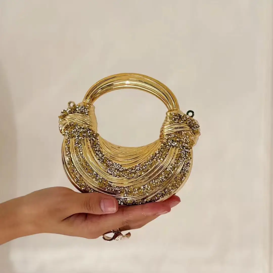 Fashion Acrylic Mini Bag Luxury Glitter Exquisite Women Handbag Wedding Party Clutch Purse Shoulder Crossbody Bag Lipstick Bag