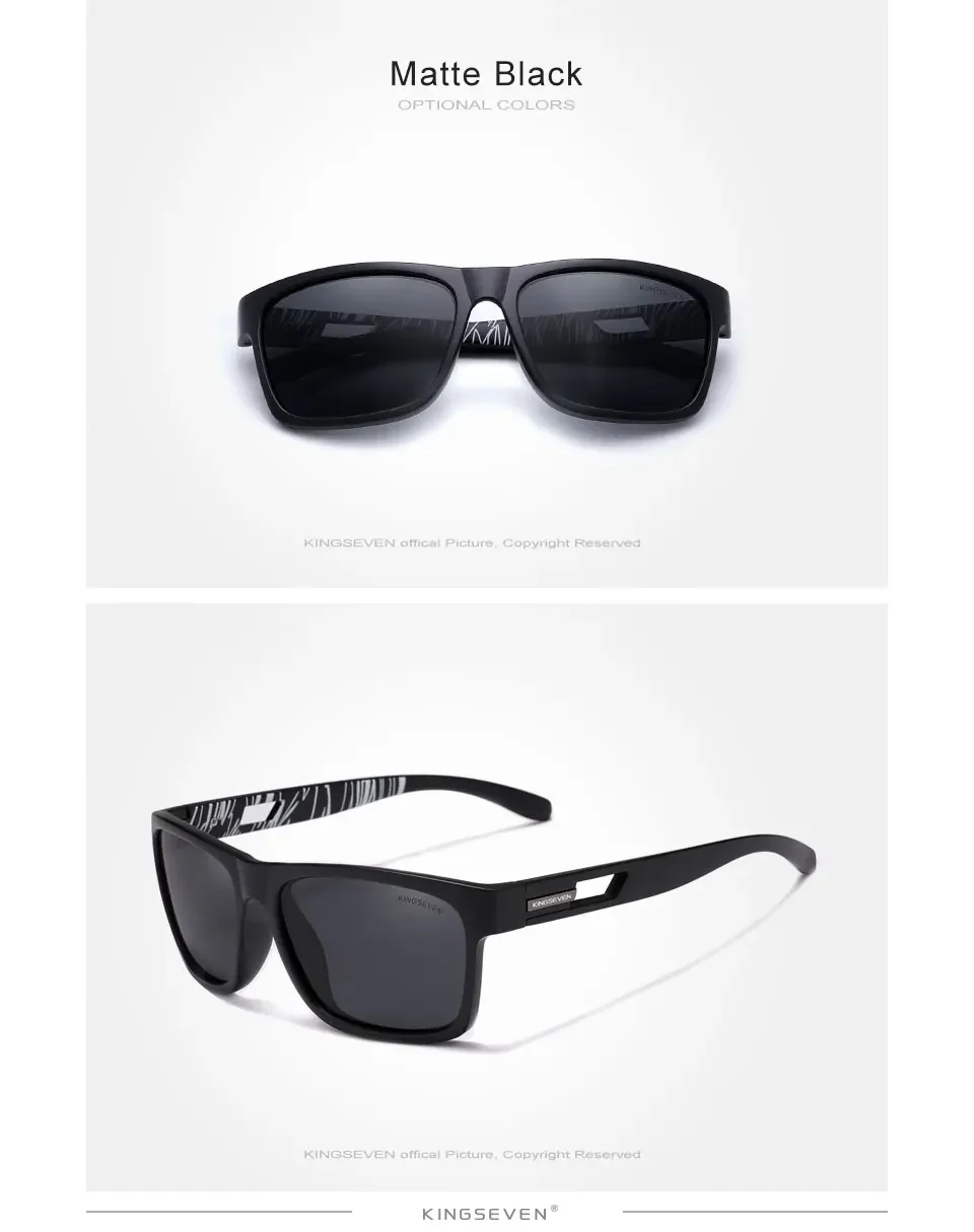 KINGSEVEN Mode Zebra Muster Sonnenbrille Männer Polarisierte Anti-UV400 Sonnenschutz Gläser Frauen Kausalen Outdoor Fahren Brillen – Detail 6