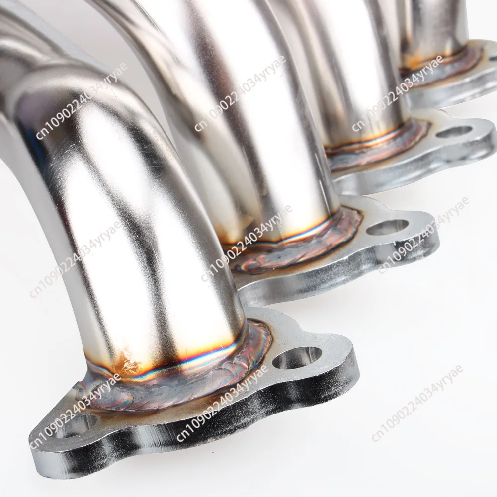 Automotive modified stainless steel exhaust manifold suitable for Honda Civic 88-00 intake manifold D series engines