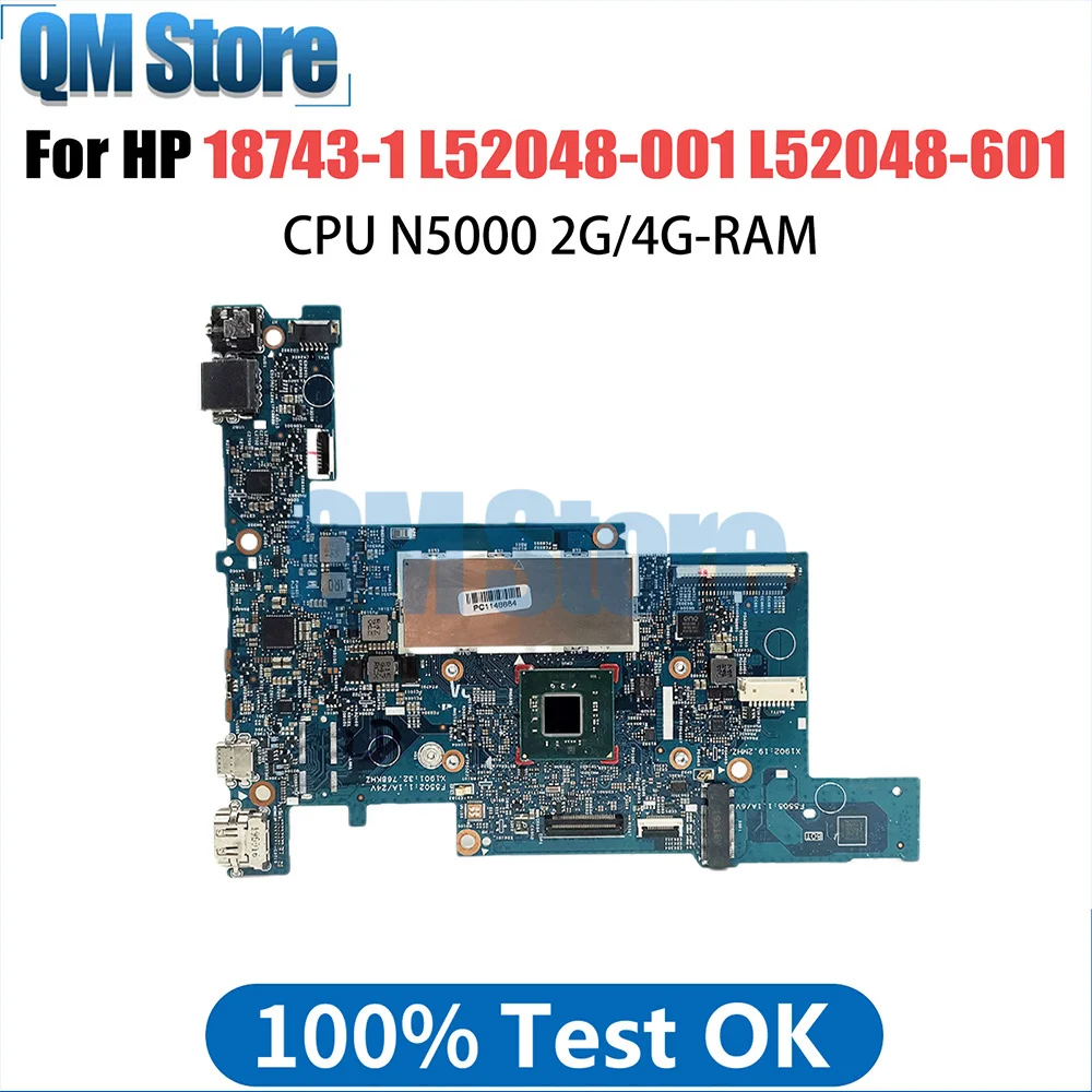 

18743-1 Mainboard For HP Pavilion X360 11-AP 11M-AP Laptop Motherboard With N5000 CPU 2G4G-RAM