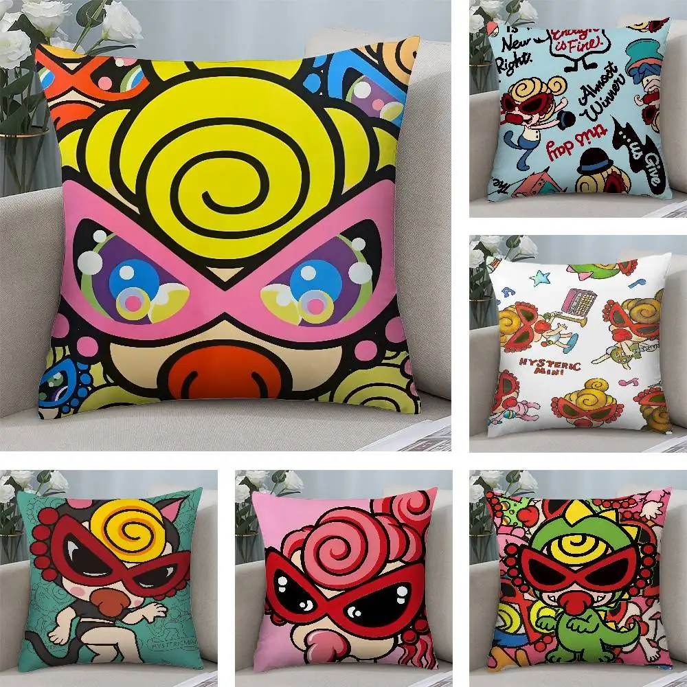 Mode H-Hysteric M-Mini Kissen Fall Kurze plüsch doppelseitige Druck Platz Werfen Kissen Abdeckungen Sofa Hause kissen Dekor