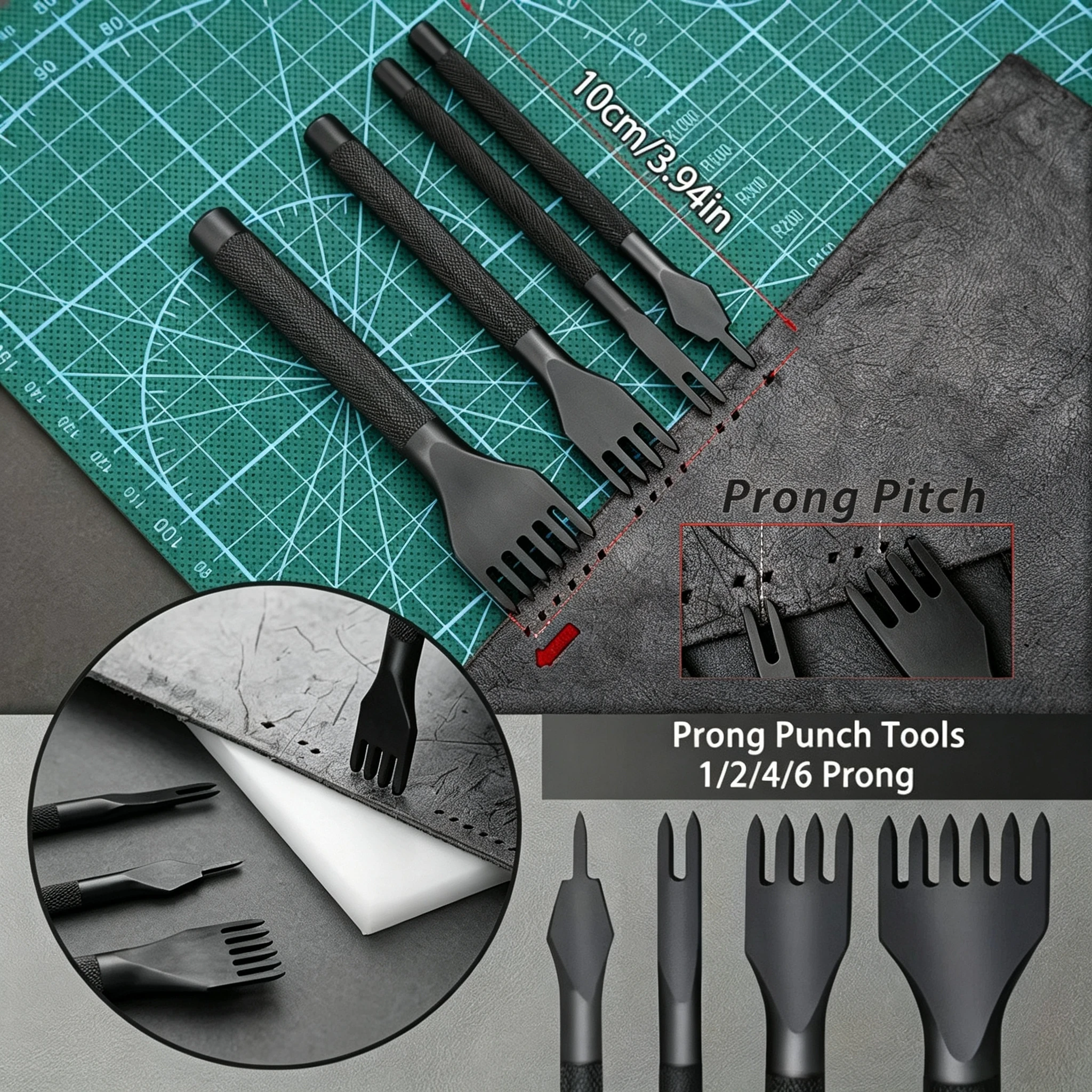 Leather Working Tools Kit, Ful - đánh giá và giá Groover Stitching Tool