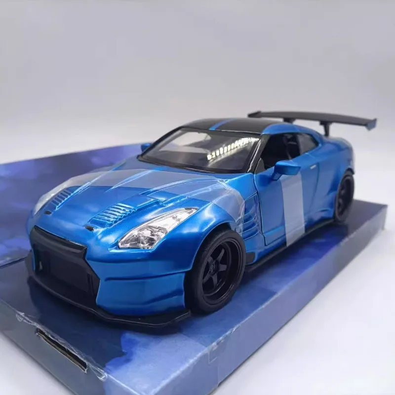 

Jada литой под давлением масштаб 1:24 GT-R R35 сплав имитация металлической модели автомобиля статическая коллекция украшенные праздничные подарки игрушки сувенирный подарок