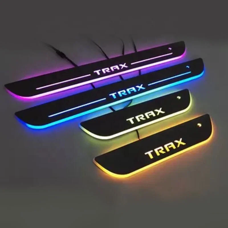 

Проводной одноцветный RGB индивидуальный логотип, светодиодная педаль приветствия, накладка на порог автомобиля, накладка на порог для защиты двери автомобиля