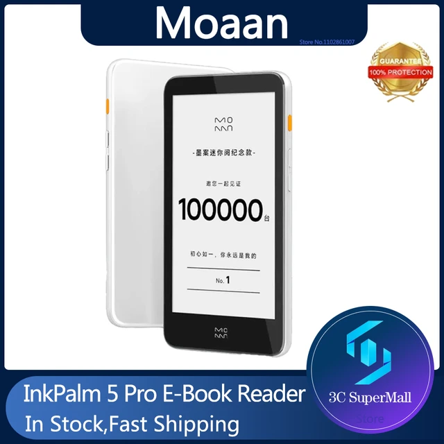 Newest Moaan InkPalm 5 Pro 5.2Inch E-ink Ebook reader Ebook Reader 64GB  Android 8.1 284PPI Screen Tablet Smart Electronic Book