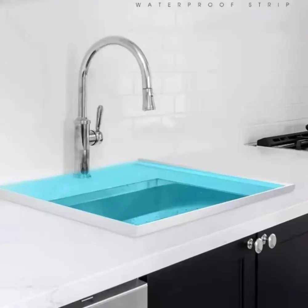 

New Self-Adhesive Water Stopper Bendable Flexible Door Bottom Sealing Strip Shower Dam Barrier Kitchen