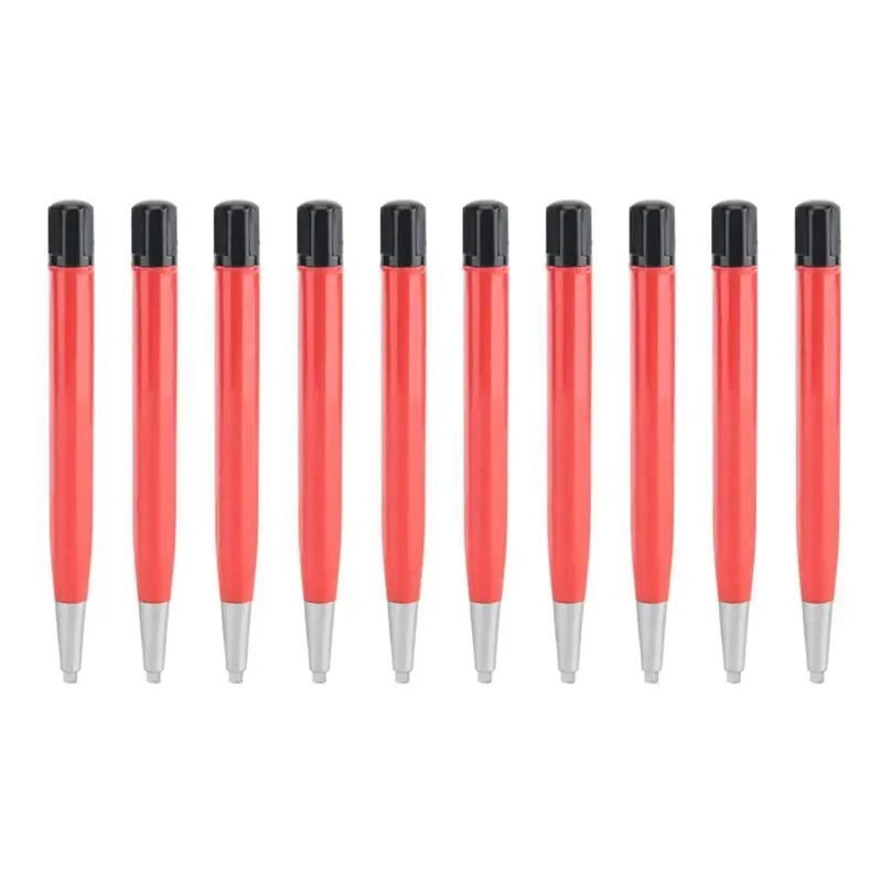 ABKS-10X Watch Rust Removal Brush Pen Glass Fiber / Brass / Steel Clean Scratch Polishing Tool Watch Parts Repair Tool