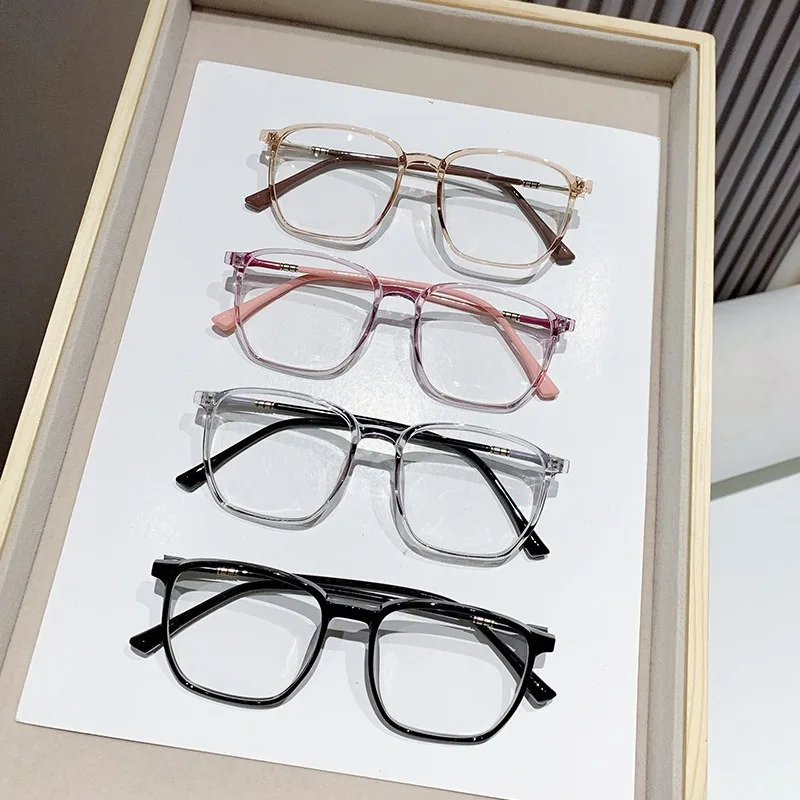 Lässiger Stil Damen Katzenaugen-Rahmen Lesebrille Blaulichtfilter Lesebrille Anti-Blaulicht Weitsichtbrille