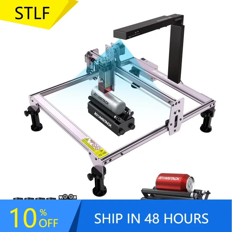 

Xiangyin ATOMSTACK A5 Pro 40W Engraver With AC2 Lightburn Wireless R3 PRO Rotary Roller 5W Cutter Engraving M
