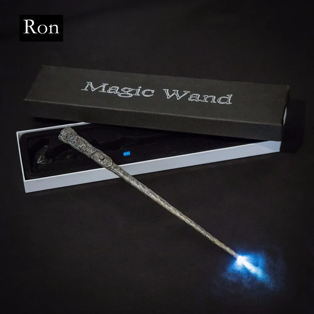 36CM Harries Peripheral  LED Light Magic Wand Sirius Hermione Dumbledore Snape Luna Light Magic Wand Cos Props Kids Gift
