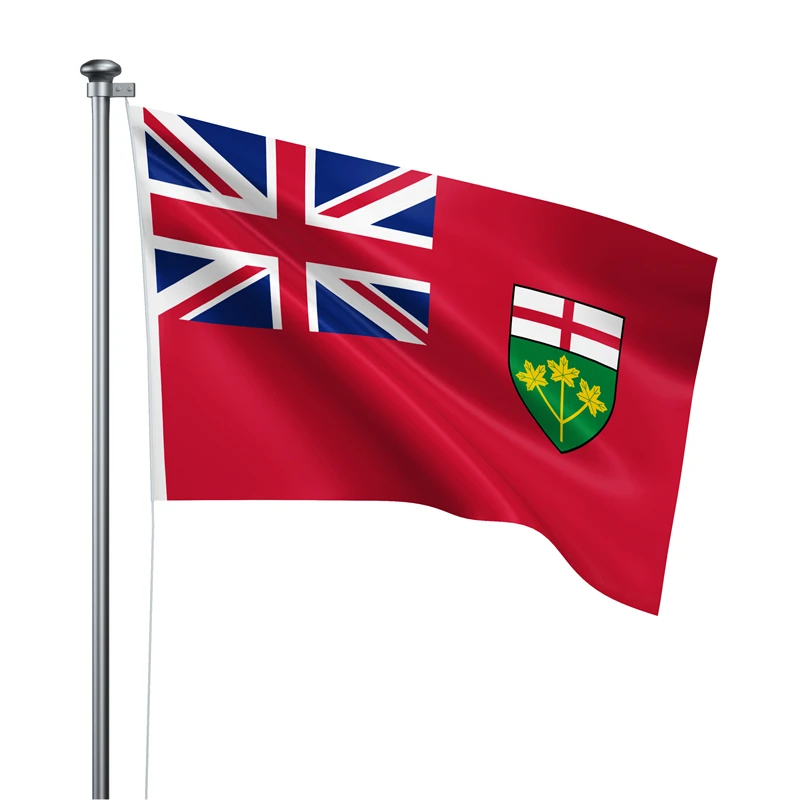 Aertemisi 5' x 3' Ontario Province and territorie of Canada Flag Banner 150cm x 90cm