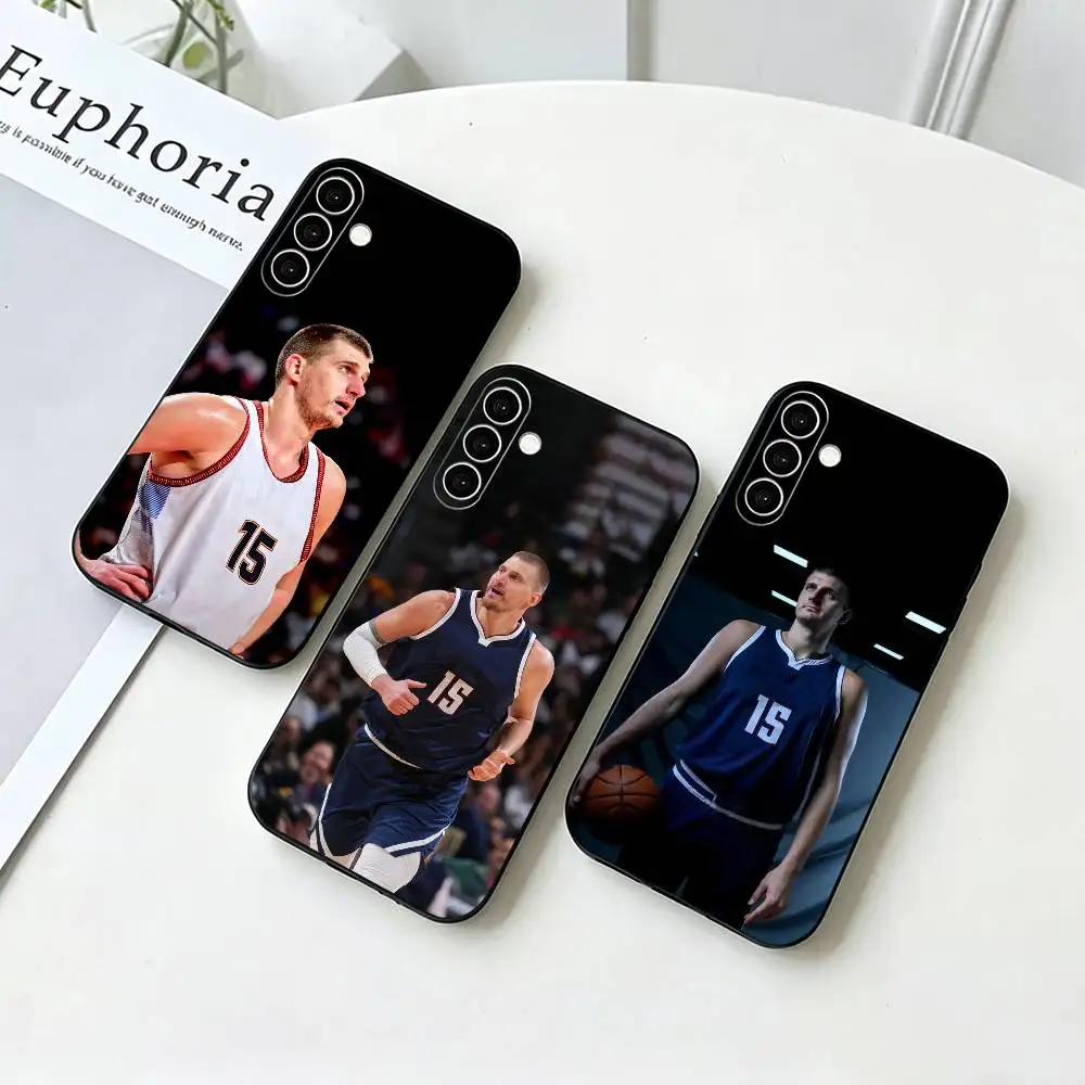 Basketball Sport N-Nikola Jokic  Phone Case For Samsung Galaxy A73,A72,A71,A70,A53,A52,A51,Others Soft Black Cover